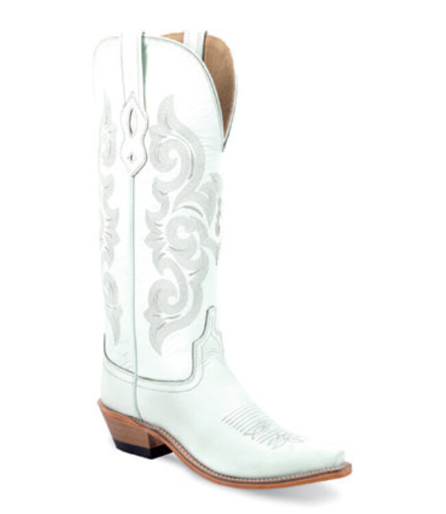 14" WHITE SNIP TOE WESTERN BOOT