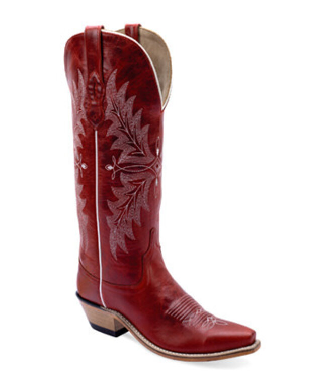 14" RED SNIP TOE WESTERN BOOTS