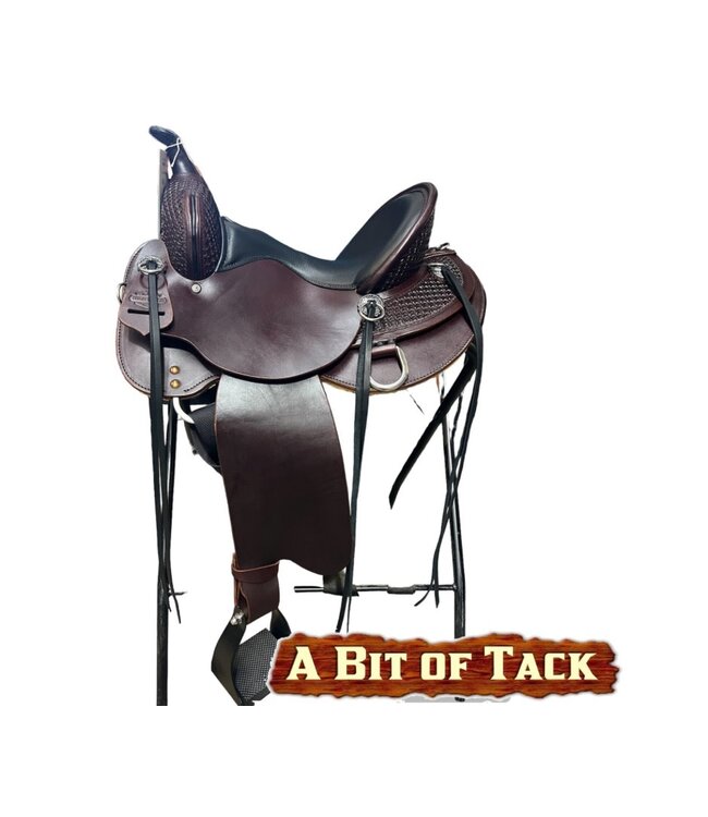 15" Circle Y Sulphur River Trail saddle - Wide Fit