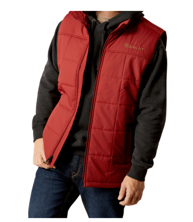 CRIUS INSULATED VEST- ROSEWOOD