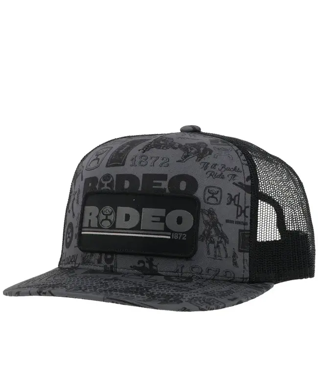 YOUTH "RODEO" HAT BLACK W/RODEO PATTERN