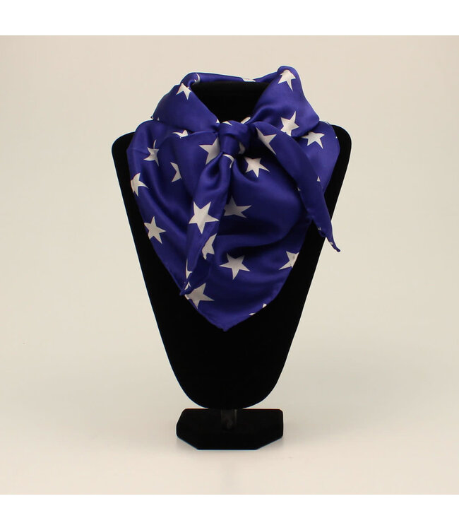 SILK WILD RAG- STARS BLUE