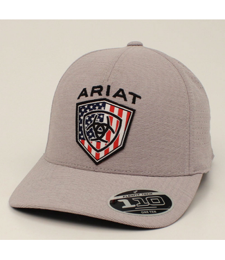 Ariat USA FLAG LOGO GRAY CAP