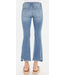 MID RISE CROP FLARE JEANS