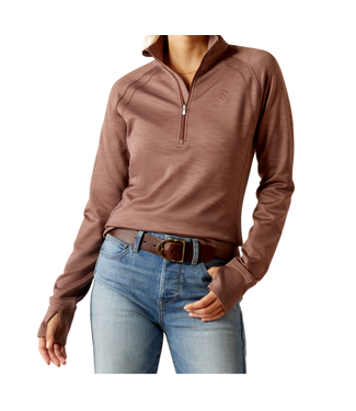 Ariat TEK TEAM 1/2 ZIP SWEATSHIRT- MAUVE