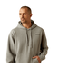 BOLD HEX GRAY HEATHER HOODIE