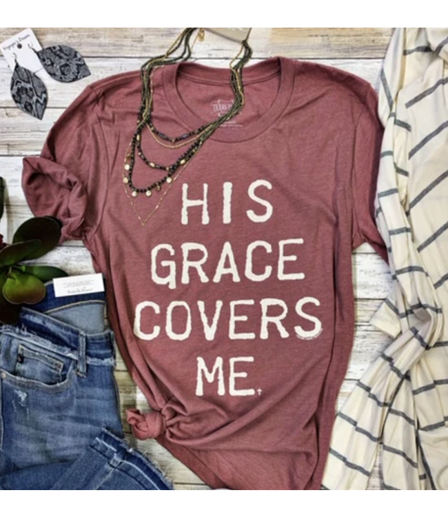 HIS GRACE COVERS ME TEE