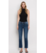 MID RISE ANKLE SLIM STRAIGHT JEANS