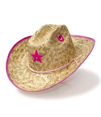 PALM STRAW SHERIFF HAT