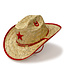 PALM STRAW SHERIFF HAT