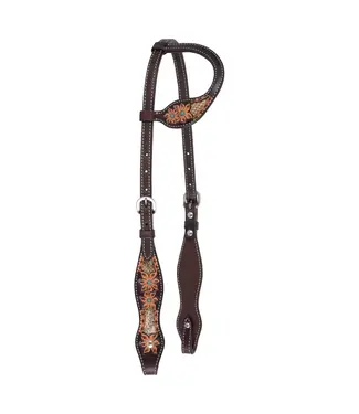 Reinsman 1039-17-SV CIRCLE Y PYTHON PASS ONE EAR HEADSTALL