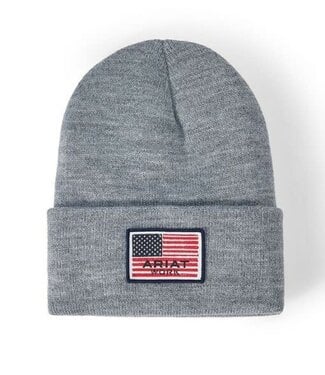 Ariat REBAR AMERICAN FLAG PATCH BEANIE