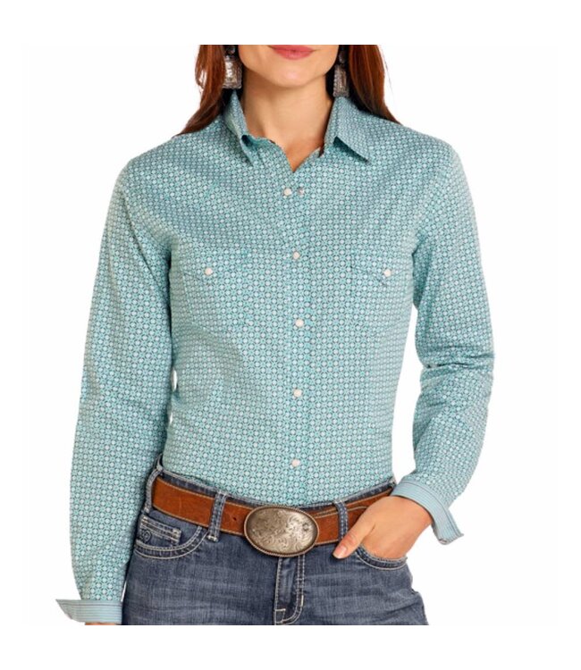 ROUGHSTOCK GEO SQUARE SNAP SHIRT