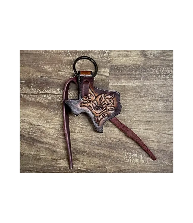 TEXAS FLORAL KEYCHAIN