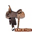 13.5" Scott Thomas Barrel Saddle - Full QH Bars