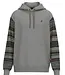 GRAY WITH TAN/BROWN SERAPE HOODY