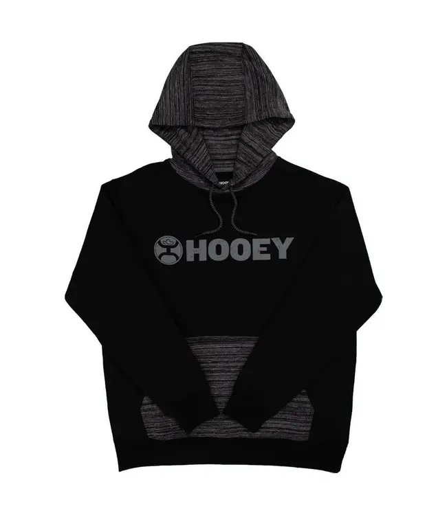 "LOCK-UP" BLACK HOODY W/GRAY LOGO