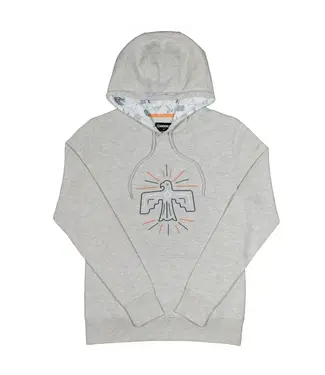 Hooey "PRAIRIE" GRAY W/TB BIRD LOGO HOODY