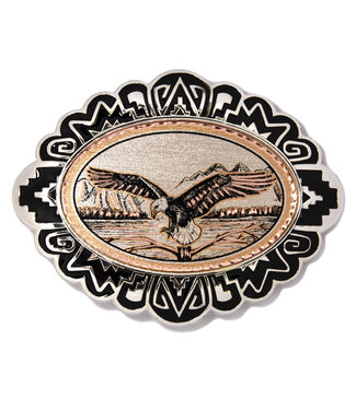 EAGLE COPPER BELT BUCKLE