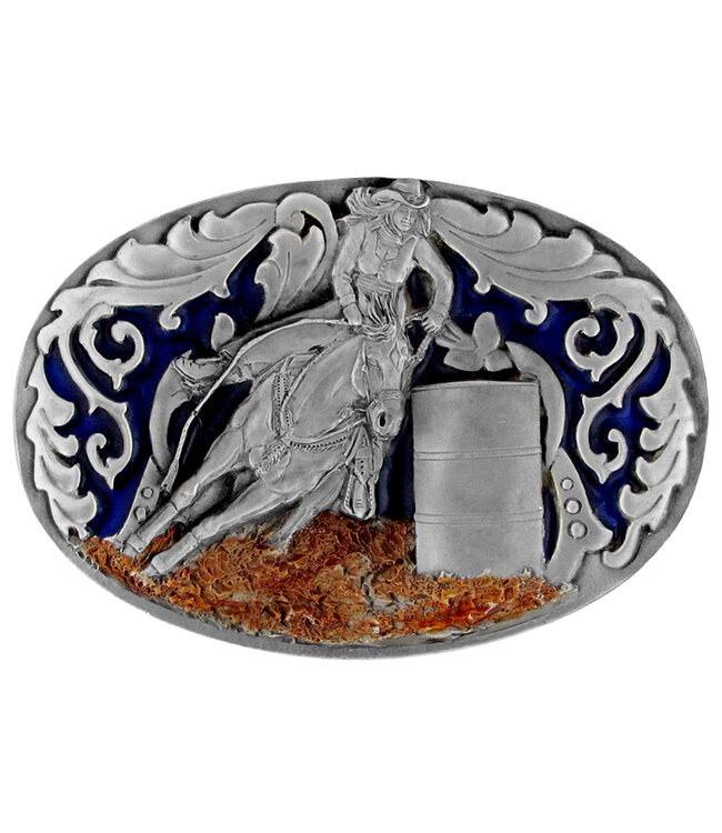 BARREL RACER BELT BUCKLE