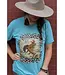 LEOPARD BRONC GRAPHIC TEE