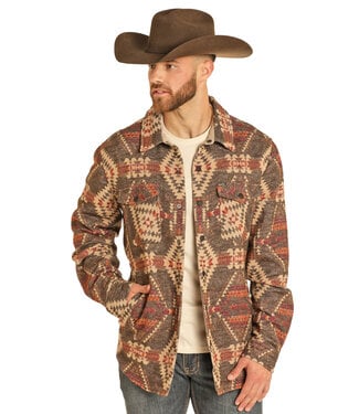 Rock & Roll LONG SLEEVE AZTEC SHIRT JACKET