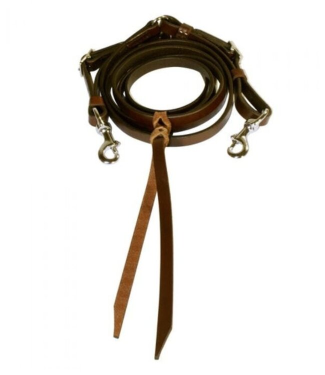 ADJUSTABLE TRAIL REINS- 5/8"X9'