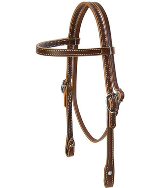 Weaver PONY DOUBLED AND STITCHED HARNESS BROWBAND HEADSTALL