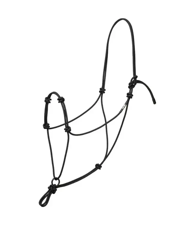 SILVERTIP FOUR KNOT TRANSITION ROPE HALTER WITH SLIDING RING