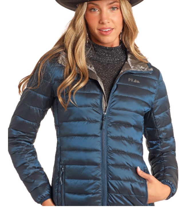 PUFFER JACKET- SAPPHIRE