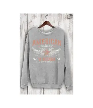 HRT & LUV AMERICAN VINTAGE SWEATSHIRT