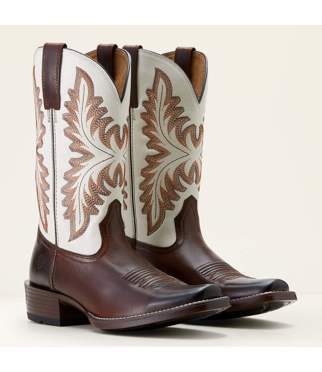 RENEGADE COWBOY BOOT- MAHOGANY|CREMA