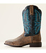 BRUSH CREEK COWBOY BOOT- STONE|ROYAL NAVY