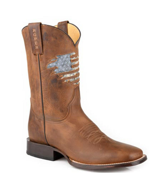 Roper AMERICA RULES SQUARE TOE BOOT