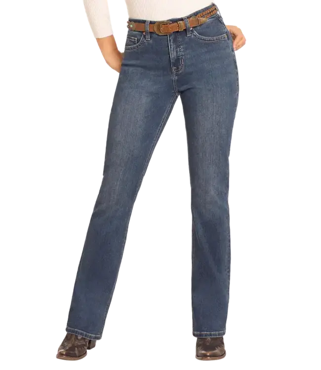 HIGH RISE EXTRA STRETCH BOOTCUT JEANS