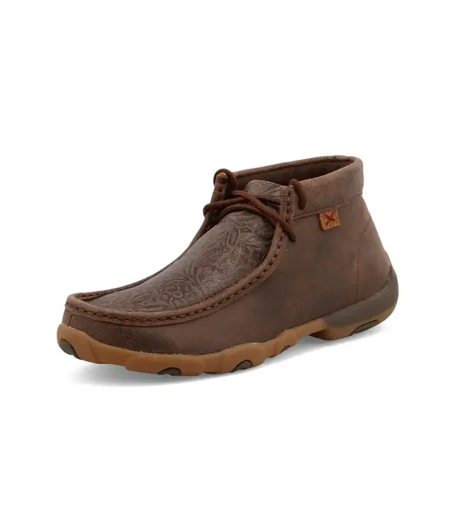 CHUKKA DRIVING MOC- BROWN PRINT