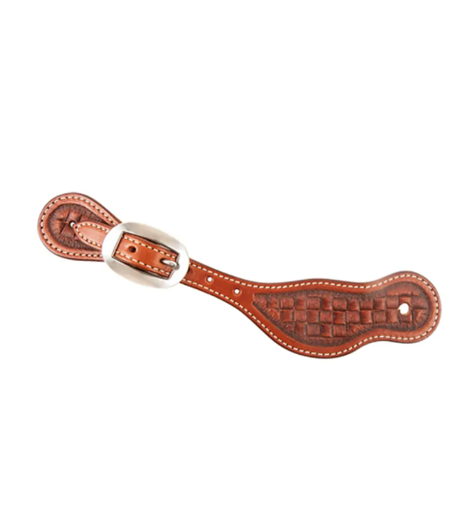 SSRWCMW MARTIN SADDLERY MINI COURSE WEAVE SPUR STRAPS A Bit of Tack
