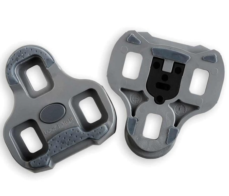 Look LOOK Kéo Cleat Cales pour vélo de route GRIP Grises (4.5 degrés)