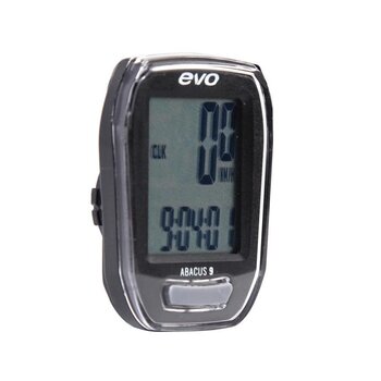 Evo EVO Abacus 9 cyclometre sans fil 9 fonctions Noir