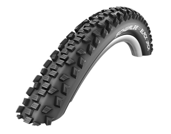 Schwalbe SCHWABLE Black Jack pneu à talons 20x1.90" Noir K-Guard