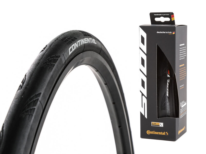 Continental CONTINENTAL Grand Prix 5000 pneu de vélo de route (700 x 25c, 95 PSI) BlackChili Noir