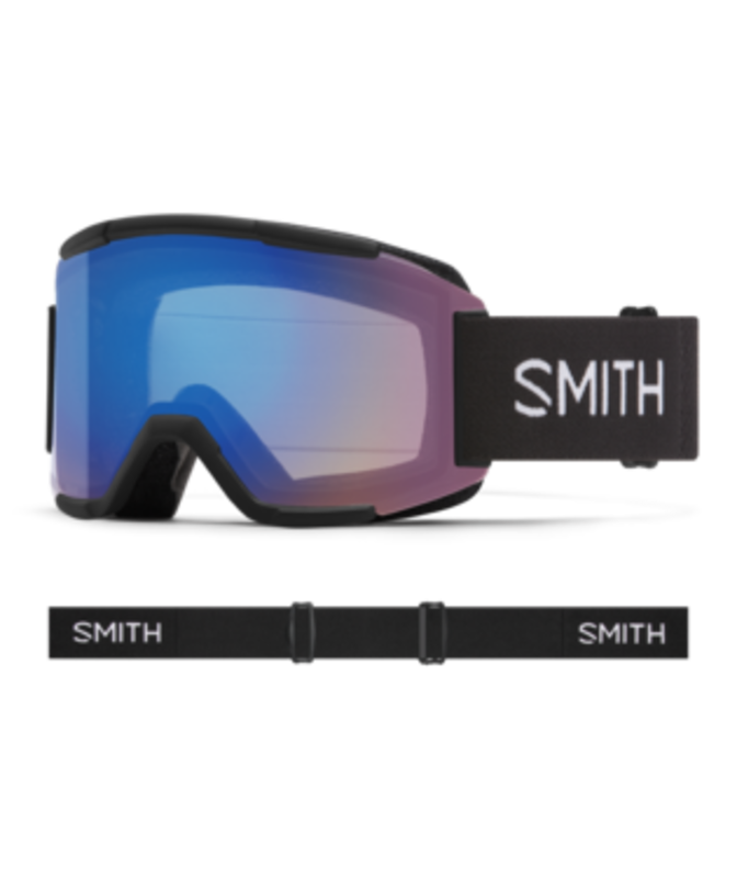 Smith Optics SMITH Squad lunette de ski Noir avec lentille Chromapop Storm Rose/Jaune