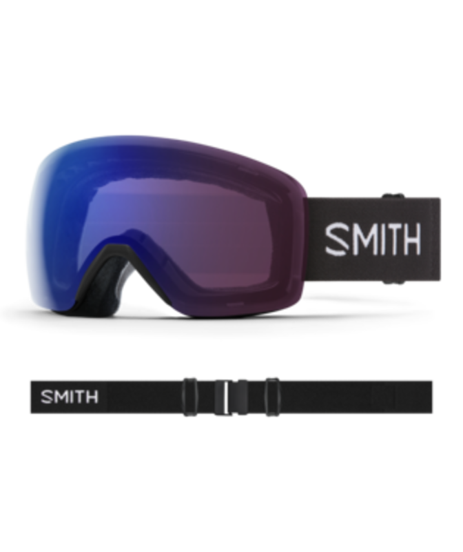 Smith Optics SMITH Skyline Lunette de ski unisexe avec Noir / Chromapop Photochromic rose