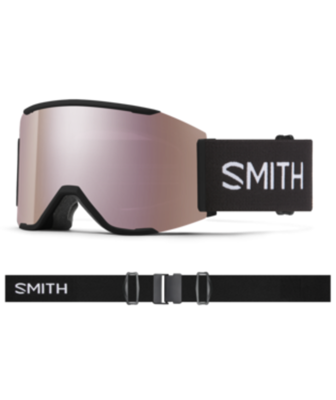 Smith Optics SMITH Squad Mag Lunette de ski Unisexe Noir /Chromapop Rose/Or