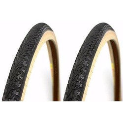 Panaracer PANARACER Pasela pneu de vélo hybride 27x1-1/8W Noir / Tan