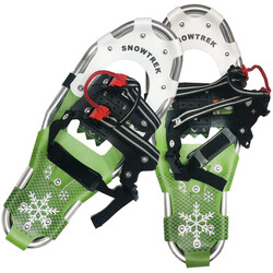 SNOWTREK SNOWTREK Raquette à Neige pour Adulte Blanc / Vert (21 pouces)