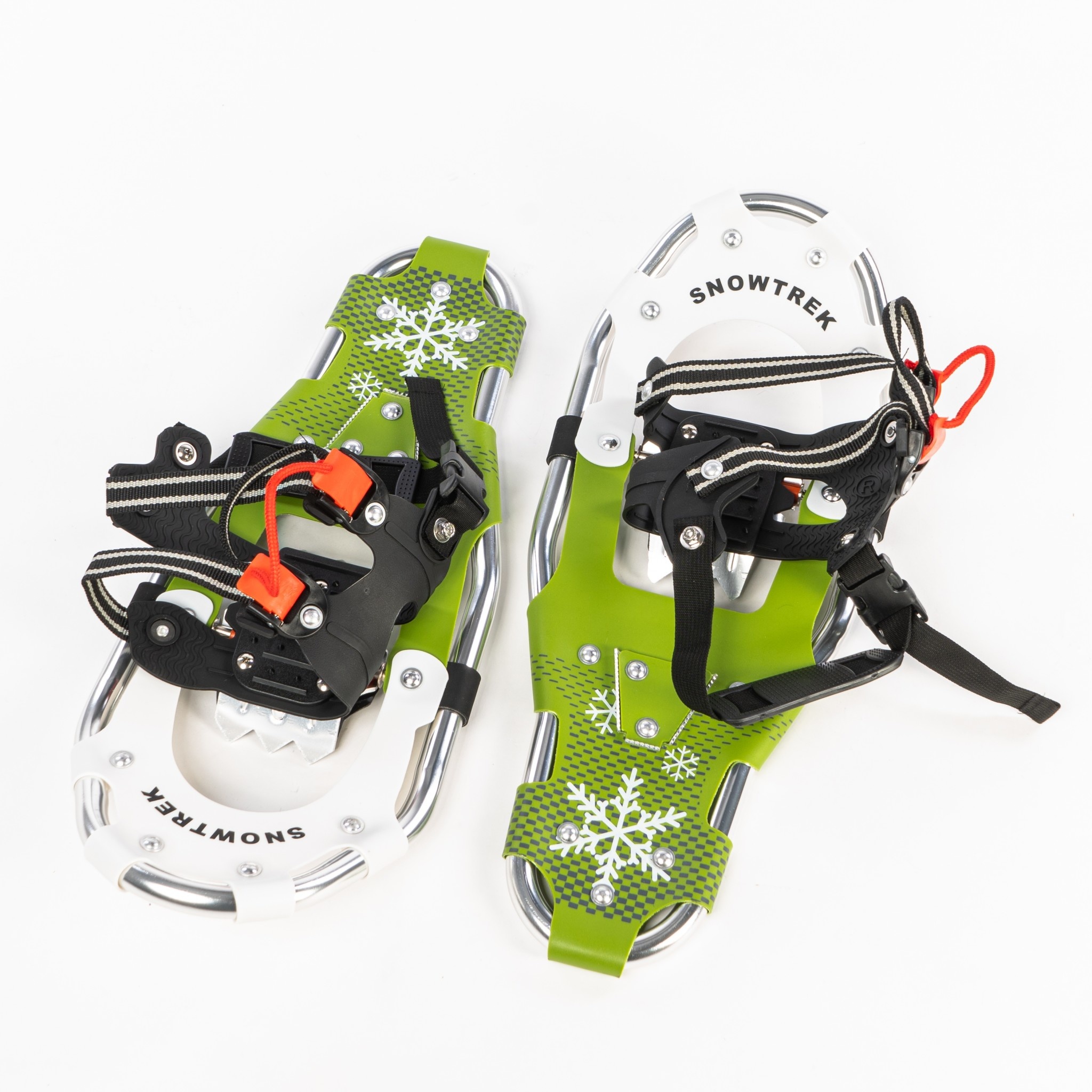 SNOWTREK SNOWTREK Raquette à Neige pour Adulte Blanc / Vert (21 pouces)