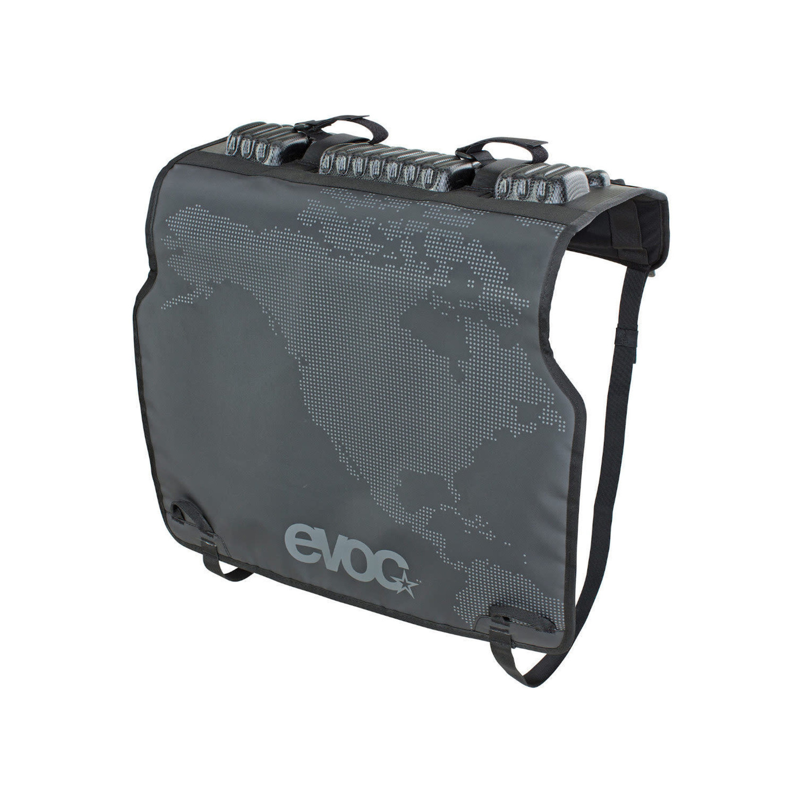 EVOC EVOC, Tailgate Pad Duo, Protecteur de panneau de boîte de camionnette, Convient à toutes les camionettes, Pour 2 vélos, Noir