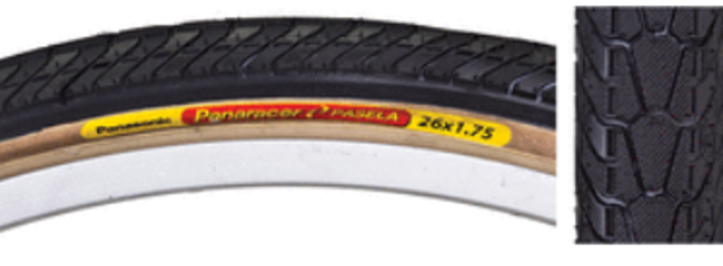 Panaracer PANARACER Pasela pneu de vélo hybride (27 x 1-1/4'') Noir/Beige