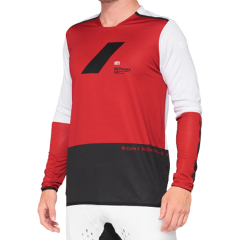 100Percent (100%) 100% R-Core-X maillot à manches longues Cerise/Noir M